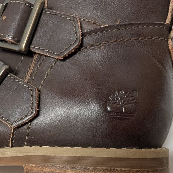 Timberland EarthKeepers Savin Hill Double Buckle Ankle Boot in Dark Brown - Picture 9 of 16